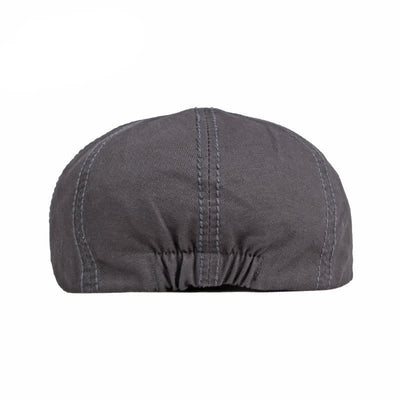 Casual Solid Color Cotton Daily Beret Cap