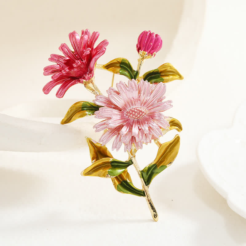 Women's Creative Floral Daisy Brooch