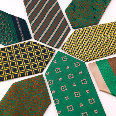 Men's Fresh Green & Yellow Series Necktie