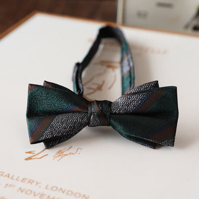 Men's Vintage Floral Pattern Wedding Suit Bow Tie