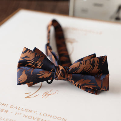 Men's Vintage Floral Pattern Wedding Suit Bow Tie