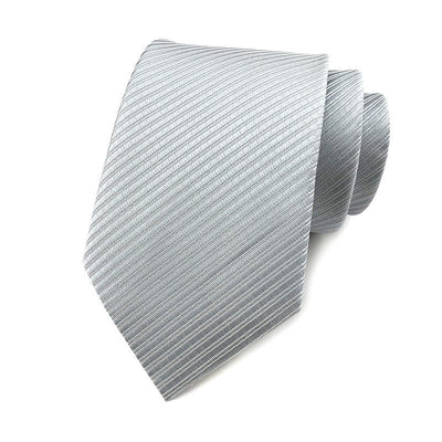 Men's Solid Color Discreet Twill Work Necktie