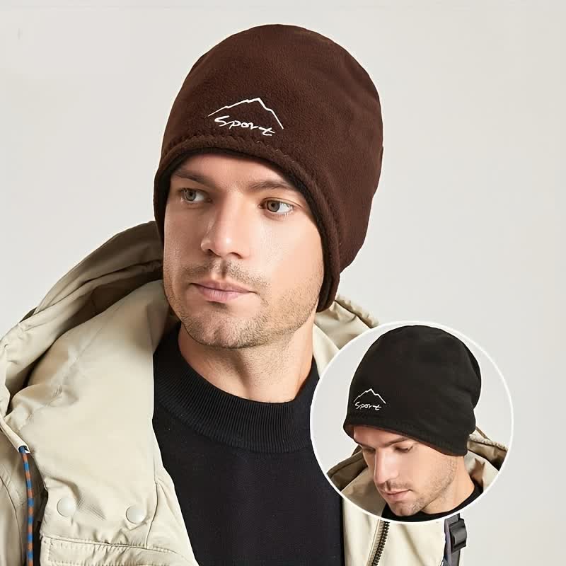 Windproof Polar Fleece Reversible Warm Hat