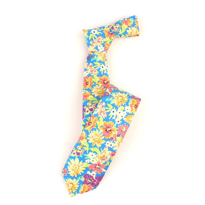 Men's Colorful Tropical Floral Necktie