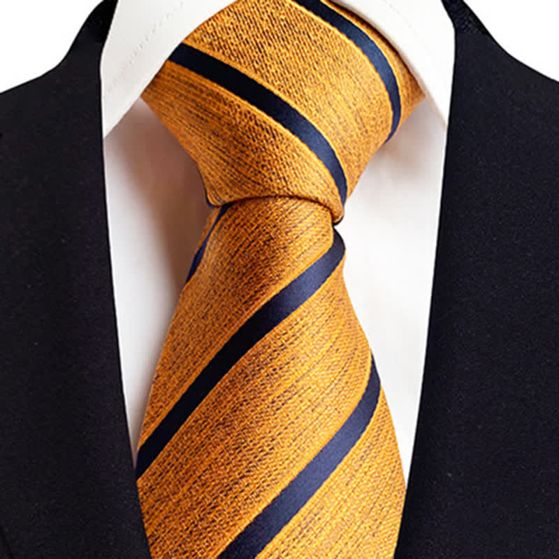 Men's Classic Thin Striped Necktie