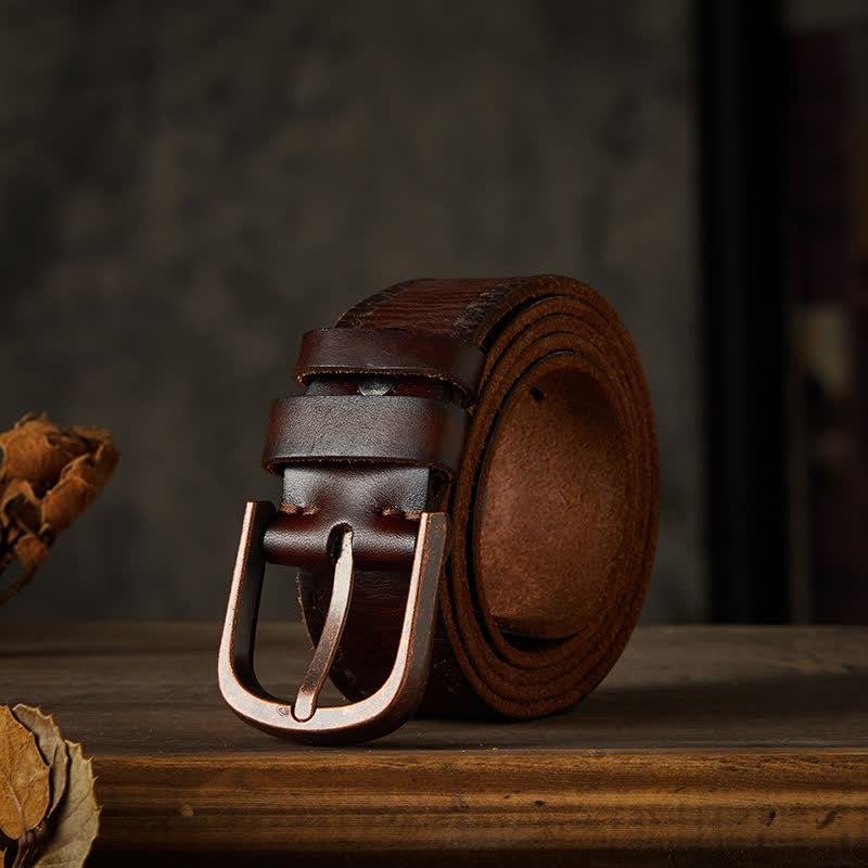 Men's Gorgeous Carving Genuine Leather Belt