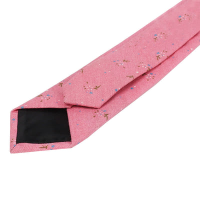 Men's Elegant Floral Skinny Necktie