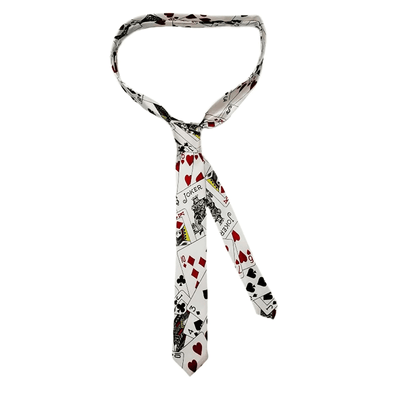 Men's Poker Playing Cards Themed Necktie