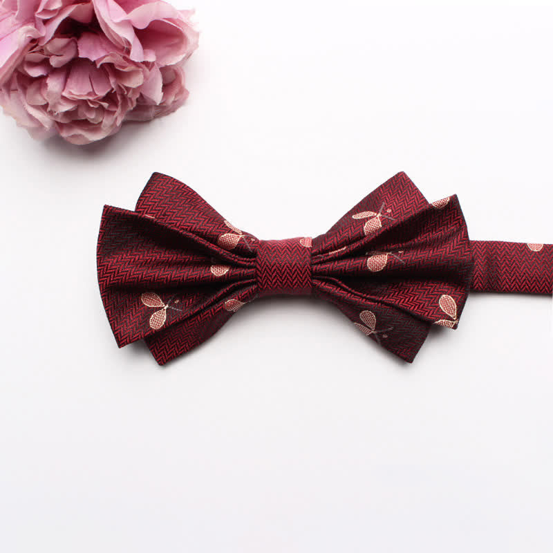 Men's Fangled Jacquard Texture Suit Bow Tie