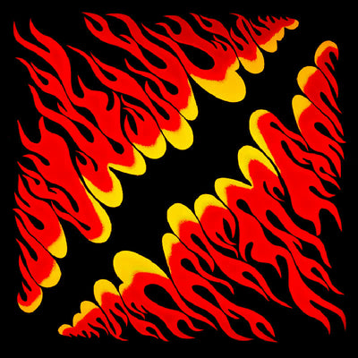 Burning Flame Sun Pattern Bandana