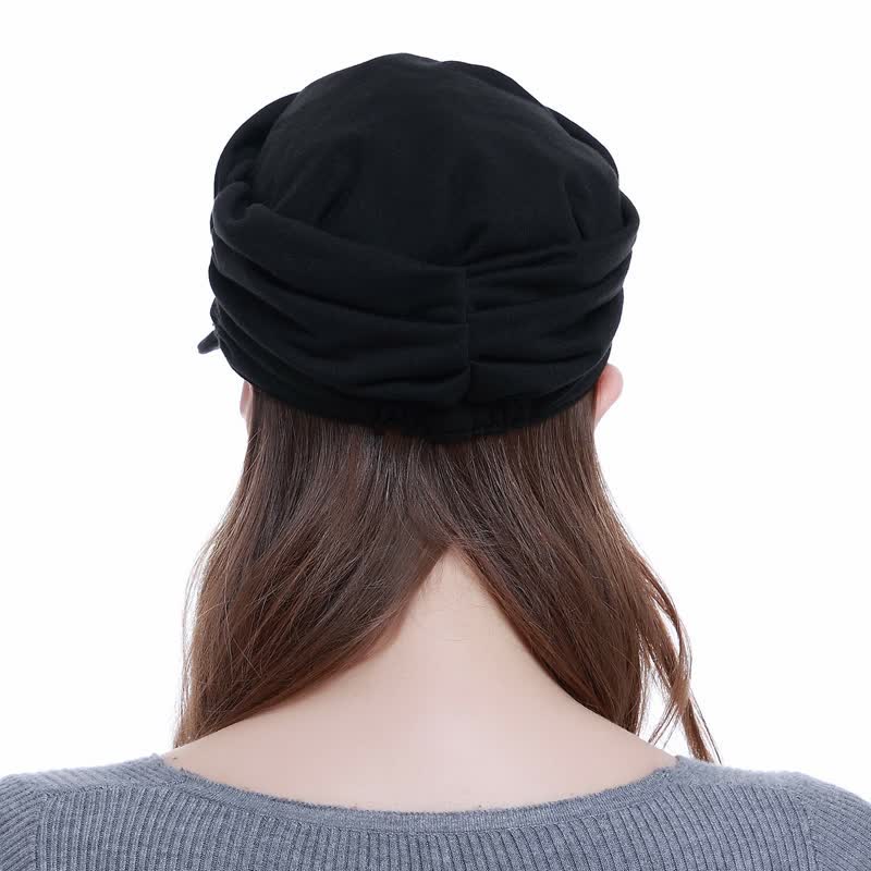 Women's Soft-Brimmed Hat Pleated Baseball Cap