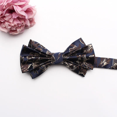 Men's Fangled Jacquard Texture Suit Bow Tie